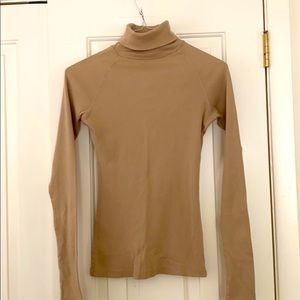 Rebecca Beeson foldover turtleneck top good cond.